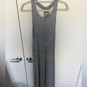 Gray maxi dress